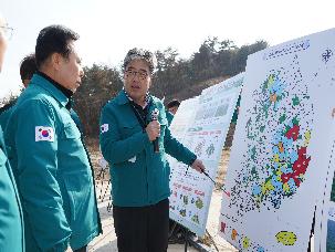 임상섭 산림청장, 소나무재선충병 피해지 현장 점검(2)