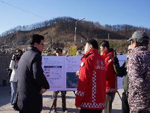 김인호 산림청장, 영덕군 산불피해지 현장 점검