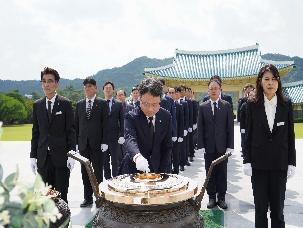 국립대전현충원 참배 및 순직산림항공공무원 묘역 참배