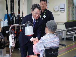 박은식 산림청장, 남양주보훈요양원 위문
